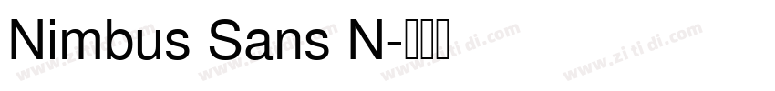 Nimbus Sans N字体转换 Nimbus Sans N字体转换